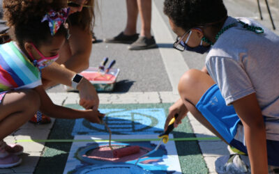 Tampa crosswalk art near elementary school hopes to catch drivers’ attention