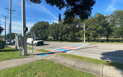 After safety concerns, West Tampa students unveil colorful fix to make their walk to school safer